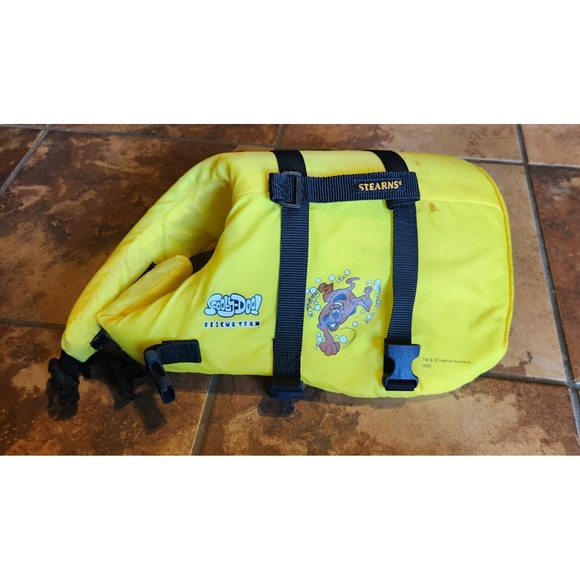 Stearns SCOOBY DOO RESCUE TEAM Dog Life Vest Jacket Preserver, Medium 20-40 Lbs - Picture 1 of 5